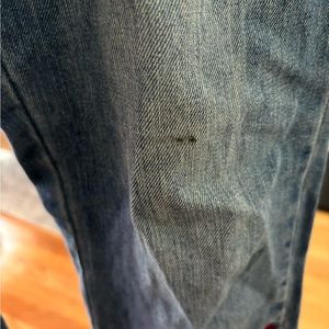 Flower patterned jeans